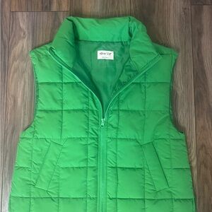 Green Puffer Vest by Merona